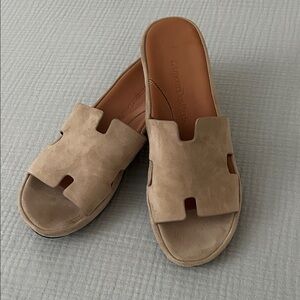 L’Amour Des Pieds wedge slide,  Size 9.5.  Worn once.  Near perfect.